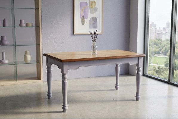 Mesa de comedor Conjunto de mesas Sala de estar Juego de muebles de madera Diseño Lujo Moderno Nuevo