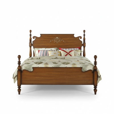 Diseño Dormitorio 3 piezas Cama 2x Mesita de noche Conjunto de camas de lujo americanas Muebles