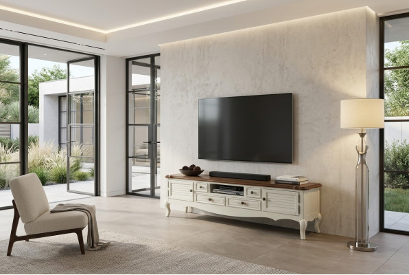 Cómoda moderna Diseño de cómodas Muebles de salón Credenza de madera Nueva Aparador nuevo