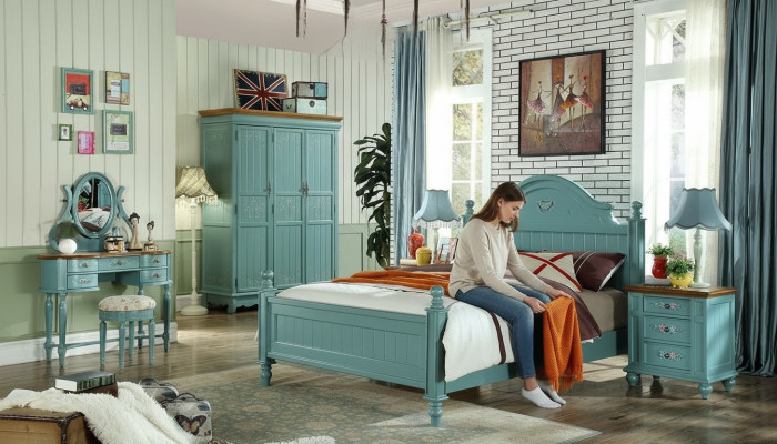 Hotel Camas Acolchadas Doble Americana Bix XXL Madera Tela Cama Diseño Elegante