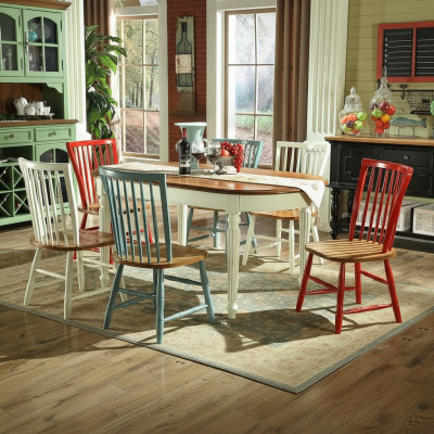 Vitrina Mesa de comedor Conjunto de sillas Mesa Grupo de 8 piezas Conjunto de aparador