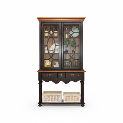 Armario Bar Aparador Vitrina Sala de estar Estante Diseñador Muebles Gabinete de vidrio Nuevo
