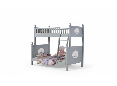 Elegante cama infantil litera de lujo cama juvenil dormitorio de lujo.