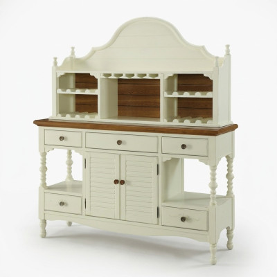 Clásico aparador de madera estilo casa de campo Muebles armario cómoda Aparadores