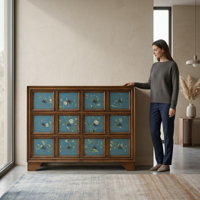 Cómoda aparador armario muebles cómodas madera maciza armarios sala de estar.