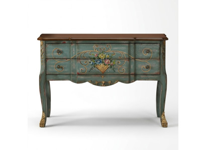Cómoda de estilo antiguo, aparador, armario, gabinete, consola.