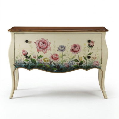 Diseño de cómoda de madera moderna Decoración de aparador Alto armario