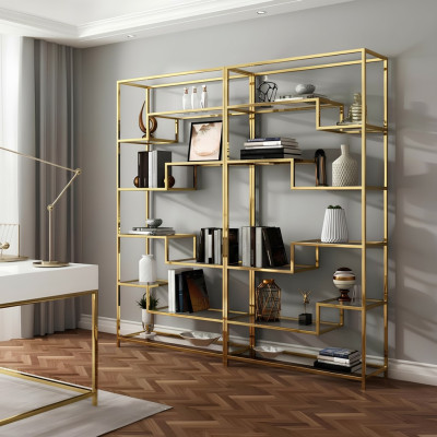 Diseñador Separador de estantes de pared Sistema de gabinetes de sala de estar Muebles de oficina nuevos