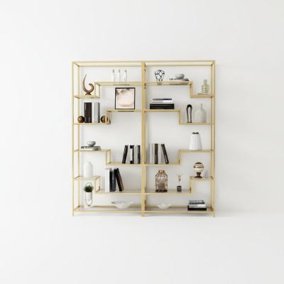 Diseñador Separador de estantes de pared Sistema de gabinetes de sala de estar Muebles de oficina nuevos