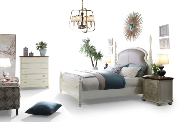 Cama mesita de noche cómoda 3 piezas conjunto de dormitorio Diseño Moderno Lujo Camas Nuevas.