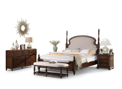 Lujo Dormitorio Cama Acolchado Diseño 180x200cm Doble Camas de Hotel Textil Nuevas