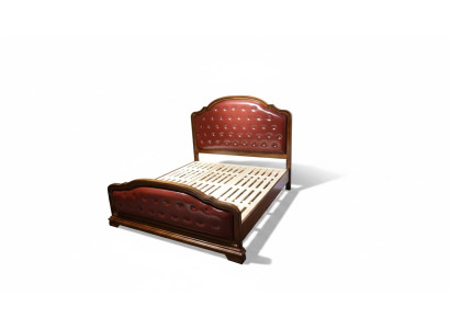 Cama acolchada de diseño de lujo doble Hotel camas matrimonio habitación de dormir cuero 180x200cm