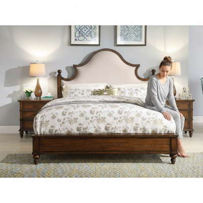 Cama Acolchada de Diseño de Lujo Doble Hotel Camas Dormitorio Textil 180x200cm Nuevo