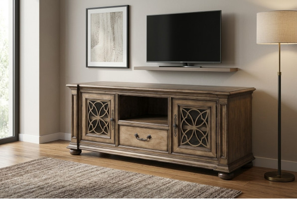 Mueble aparador cajonera vitrina de madera para salón cómoda bufé nuevo