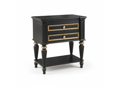 Mesita de noche gris diseño moderno muebles de madera lujo mesa de pedidos mesa dormitorio.