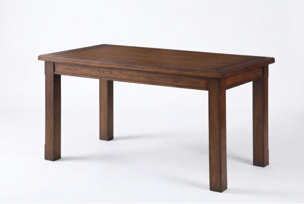 Mesa de comedor de madera de 140x80 cm para sala de estar y comedor. Mesas de madera maciza.