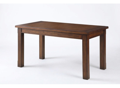 Mesa de comedor de madera de 140x80 cm para sala de estar y comedor. Mesas de madera maciza.