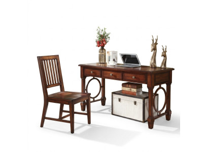 Conjunto completo de muebles de oficina para el hogar, oficina en casa, escritorio y armario.