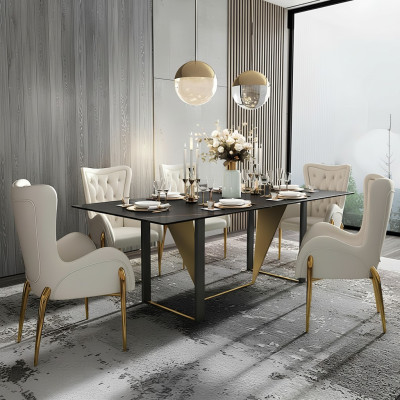 Comedor Chesterfield 1 silla conjunto tapizado sala de estar