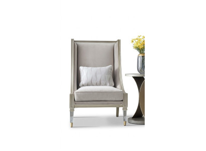 Clásico sillón de orejas Sillón Sofá Tapizado Asiento Salón Relax Club Tela