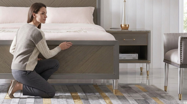 Mesita de noche de lujo madera mesitas mesas consolas noche estilo moderno.