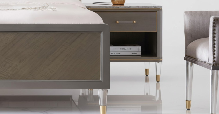 Mesita de noche de lujo madera mesitas mesas consolas noche estilo moderno.