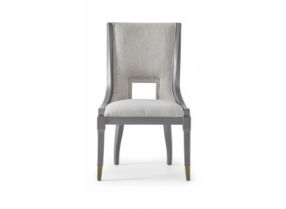 Silla clásica estilo moderno butaca lounge club asiento tapizado diseño de madera textil