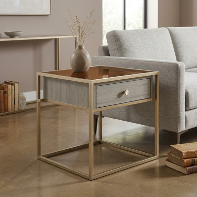 Diseño de muebles de lujo Mesa auxiliar Mesita de noche Estilo italiano Muebles Consolas