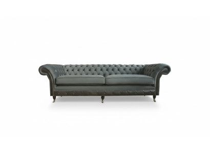 Muebles originales Chesterfield, sofá de 4 plazas, sofás tapizados, sofás.