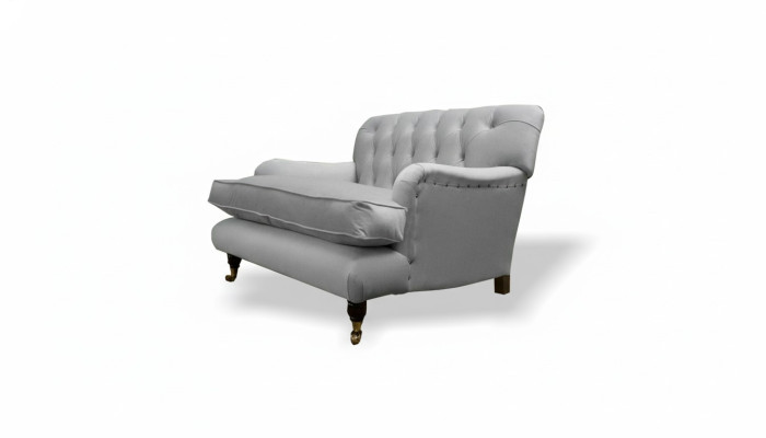 Sillón Chesterfield diseño de televisión sofá tapizado sofá Chesterfield textil nuevo