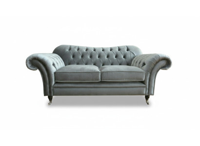 Chesterfield Sofá de tela de 2 plazas Sofá de lujo Sofás tapizados Sofás de diseño Sofás de tela nuevos