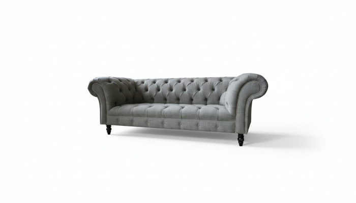 Chesterfield 3 plazas sofá de diseñador Sofás tapizados Sofás de tela Textil