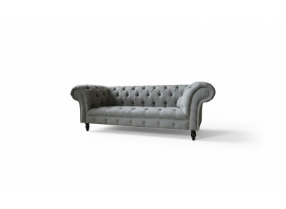 Chesterfield 3 plazas sofá de diseñador Sofás tapizados Sofás de tela Textil