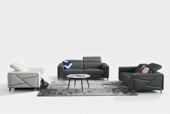 Sofá conjunto de 3+2+1 plazas Conjunto de sofás de diseño Sofá tapizado Acolchado Sofá Moderno de lujo Nuevo