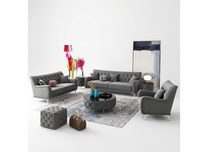 Sofá sofá terciopelo acolchado asiento 321 plazas sofás diseño sofás tela nuevos.