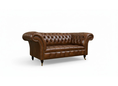 Sofá Chesterfield de 2 plazas Sofá tapizado de diseñador Sofá suite #325 Nuevo