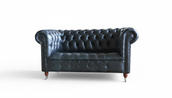 Chesterfield sofá tapizado de cuero sofás de dos plazas sofás de terciopelo nuevos