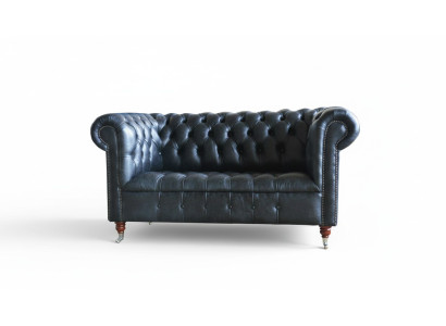 Chesterfield sofá tapizado de cuero sofás de dos plazas sofás de terciopelo nuevos