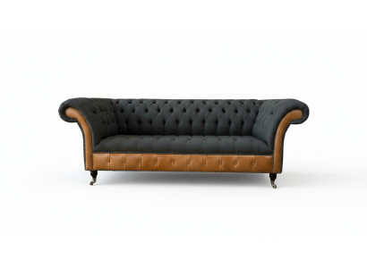 Tela sofá paisaje de vida 3 plazas sofá diseño sofás sofás gris Chesterfield.