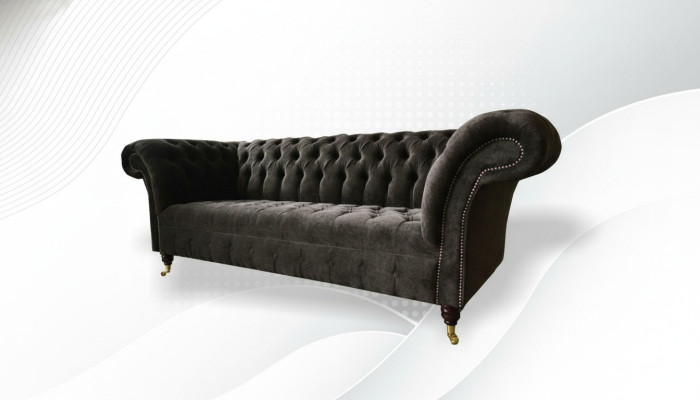 Chesterfield Original Muebles Sofá de 3 plazas Sofás tapizados Sofás de tela nuevos