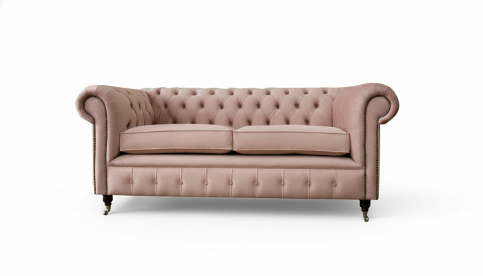 Diseño de sofá tapizado 3 plazas sofá Chesterfield Sofá Textil Telas