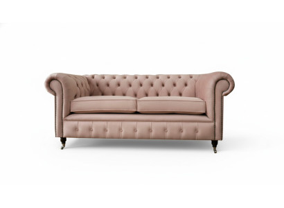 Diseño de sofá tapizado 3 plazas sofá Chesterfield Sofá Textil Telas