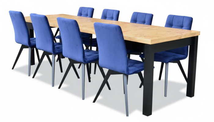 Comedor 6 sillas 7 piezas set Silla de comedor rectangular Grupo de sillas