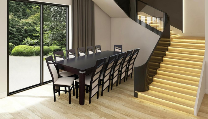 Juego completo de mesa comedor silla 12x sillas comedor grupo de madera mesas 13 piezas