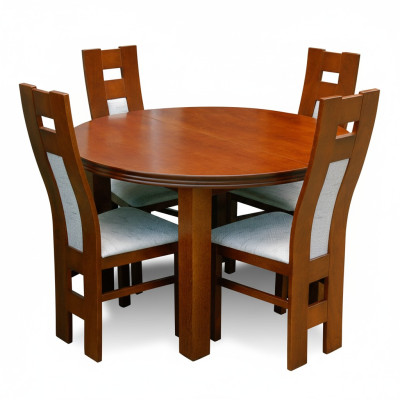 Conjunto completo de mesa de comedor con 4 sillas conjunto de comedor de mesa de madera conjunto de mesa de 5 piezas