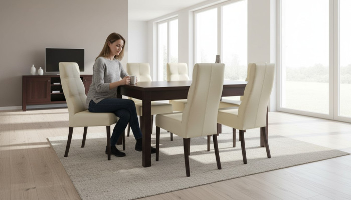 Conjunto de comedor, mesa de comedor 6 x juego de sillas set conjunto mesa grupo de comedor de 7 piezas. Mesas Nuevo