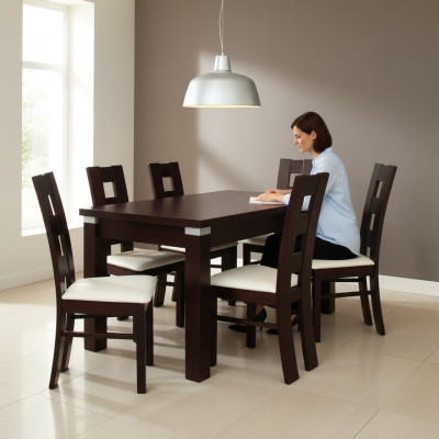 Mesa de comedor conjunto de mesa 6 x silla juego conjunto mesa grupo de comedor 7 piezas. Mesas Nuevas.