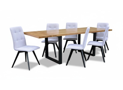 Sala de madera mesa de diseño conjunto de muebles Clásicos 7 piezas Nuevo