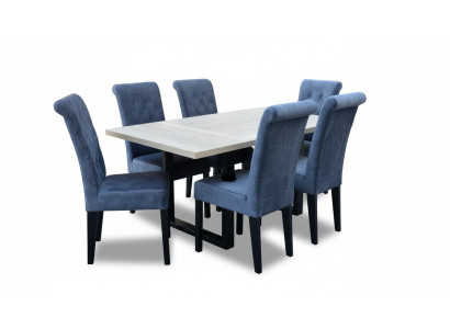 Lujo comedor diseño conjunto de 7 piezas. Mesa + 6 sillas Modernas Completamente Nuevas.