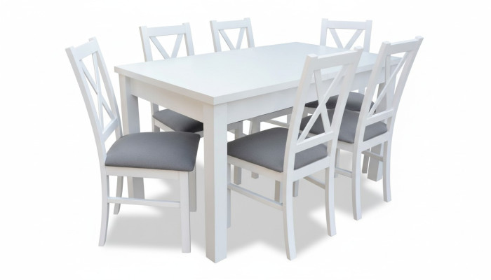 Mesa de comedor 6 sillas Silla Juego de comedor Sillones Mesas Mesa S18-L 7 piezas.